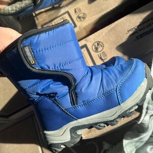 Kids' Vibrant Blue Snow Boots